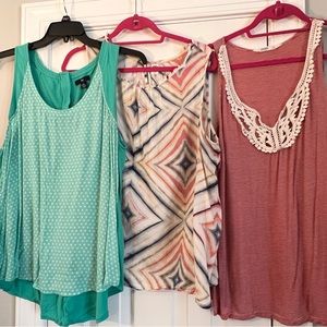 Bundle of Sleeveless Shirts Size XL